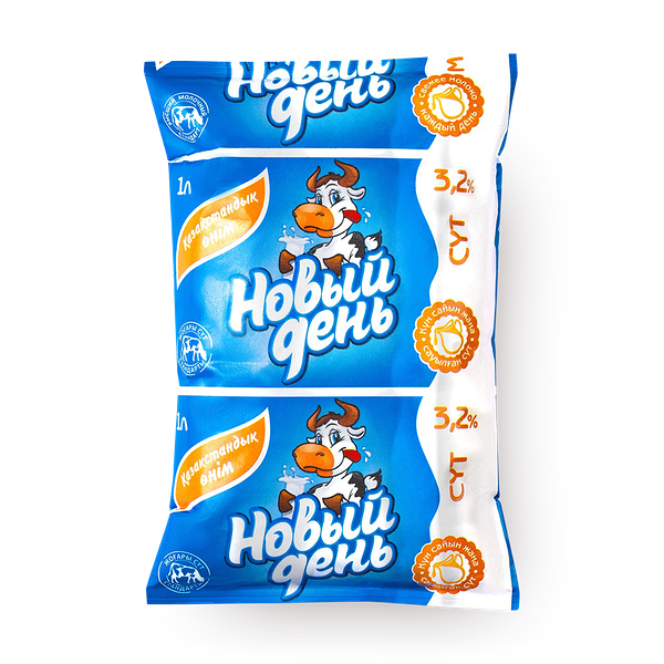 Молоко 3,2% «Новый день»