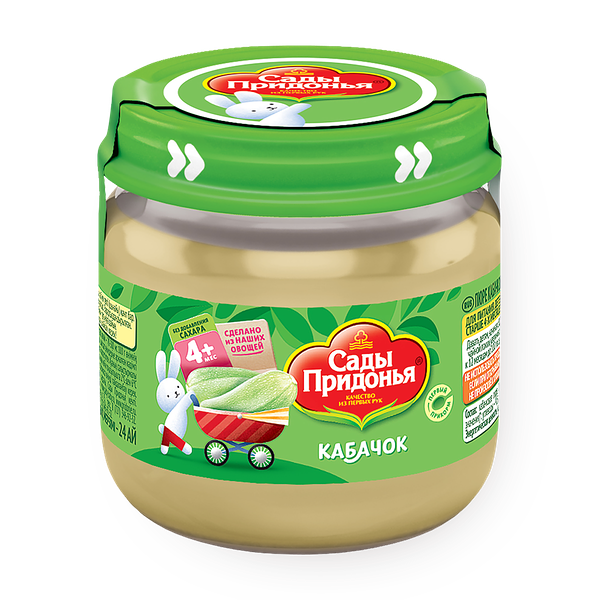 Пюре «Сады Придонья» кабачок с 4 месяцев