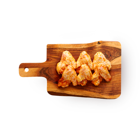 כנפי עוף במרינדה בטעם גריל ישראלי קפוא משק ארצי