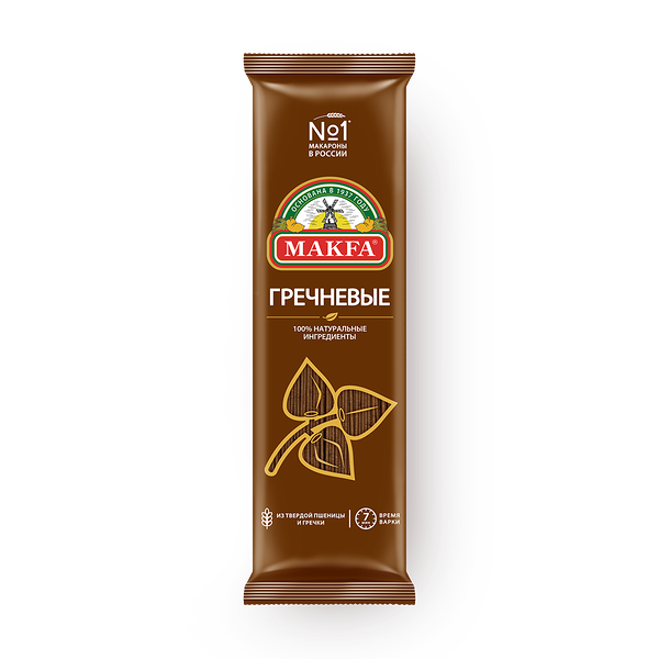 Макароны гречневые длинные Вермишель Makfa