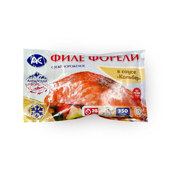 Филе форели «АС» в соусе Кольбер свежемороженое