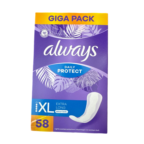 Always panty liners long plus