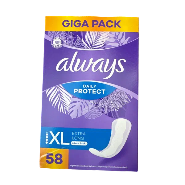 Always panty liners long plus