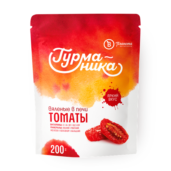 Томаты вяленые Гурманика «Планета витаминов» замороженные
