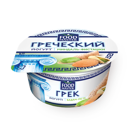 Йогурт греческий «Фудмастер», миндаль-фисташка 7,9%