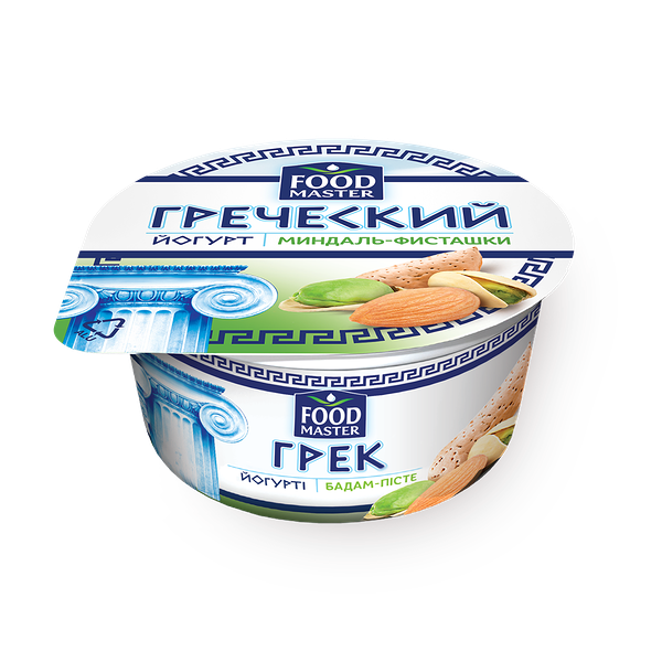 Йогурт греческий «Фудмастер», миндаль-фисташка 7,9%