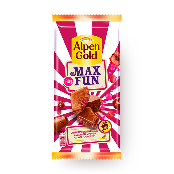Шоколад Max Fun Alpen Gold Дикая вишня