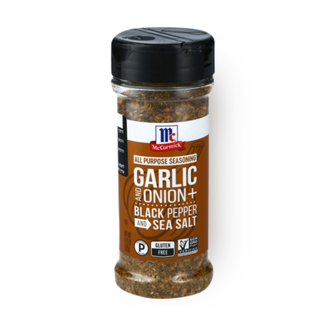 Spices Seasoning mixture with sea salt, onion, garlic and black pepper