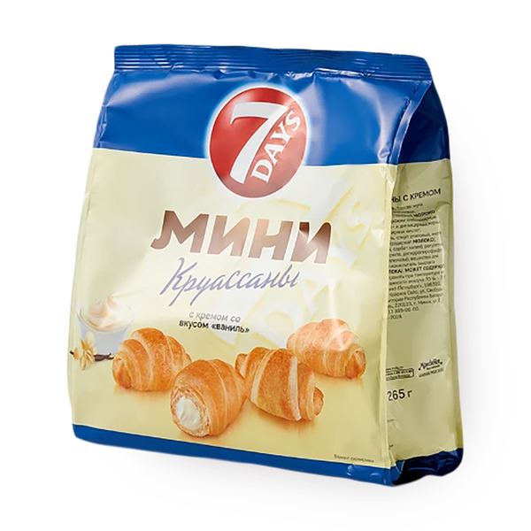 Круассаны мини 7 Days со вкусом ванили