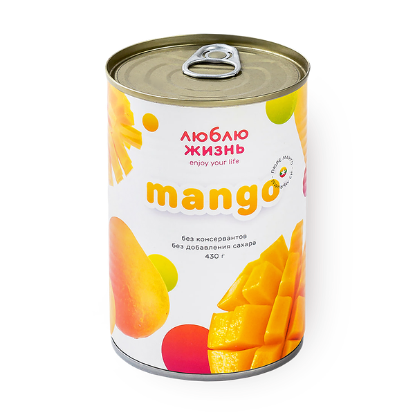 Пюре фруктовое Люблю Жизнь манго без сахара