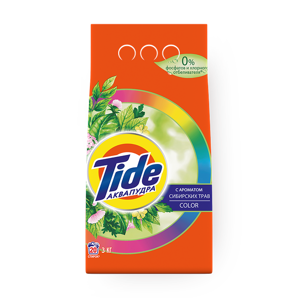 Стиральный порошок Tide Color Сибирские травы автомат