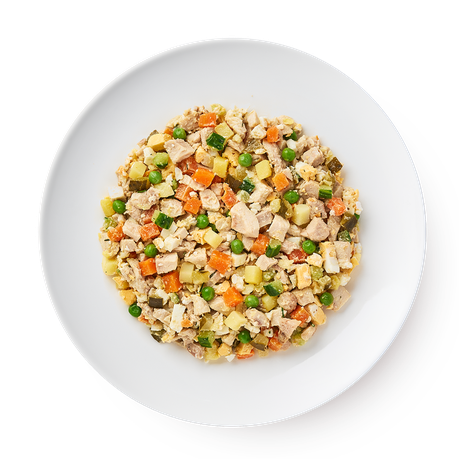 Салат оливье с курицей Damdala