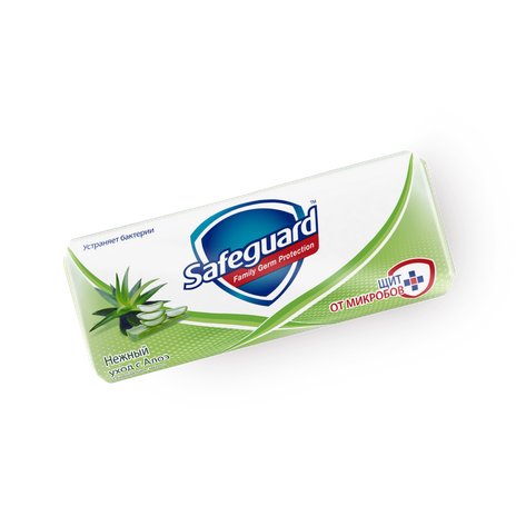 Мыло туалетное Safeguard антибактериальное с алоэ