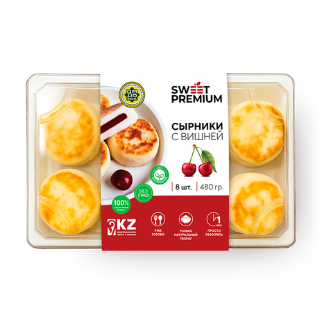 Сырники с вишней Syrniki Kz