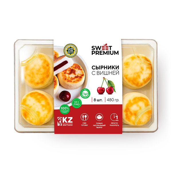 Сырники с вишней Syrniki Kz