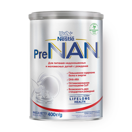 Смесь молочная сухая PreNAN с рождения