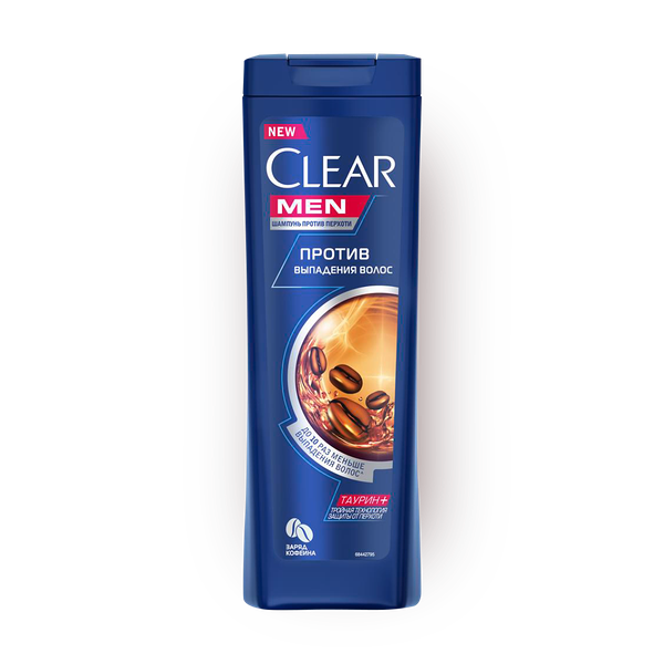 Шампунь против перхоти Clear Men Против выпадения волос с кофеином