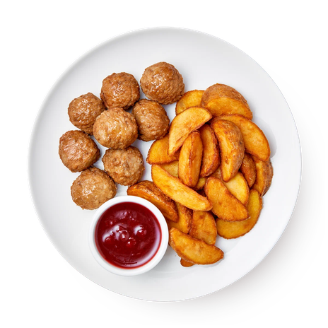 Фрикадельки с картофелем по-деревенски «Из Лавки»