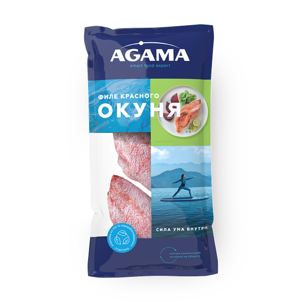 Окунь красный филе Agama свежемороженое