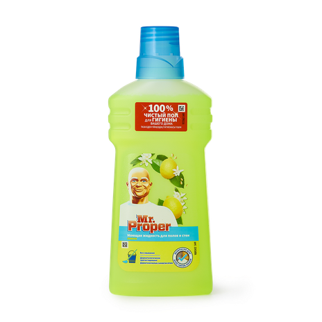 Моющая жидкость для полов и стен Mr. Proper Лимон