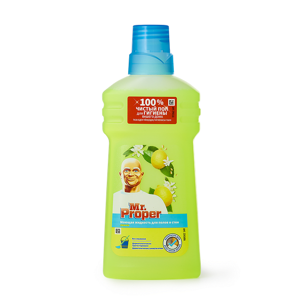 Моющая жидкость для полов и стен Mr. Proper Лимон