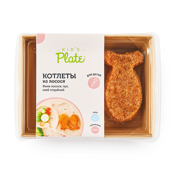 Котлеты из лосося Kid’s Plate замороженные