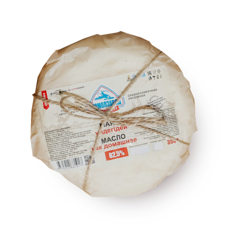 Масло сладкосливочное 82,5% «Кокшетауское» несолёное традиционное