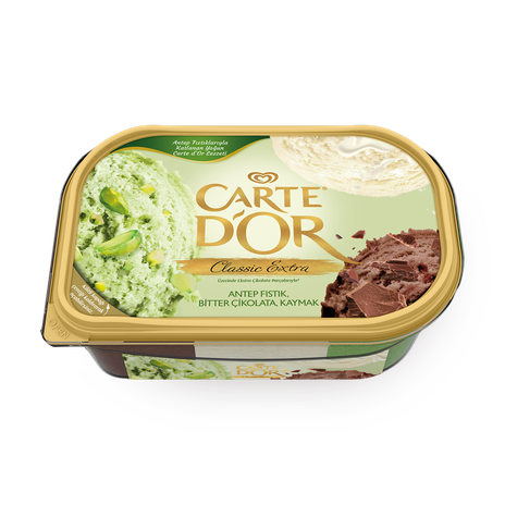 Мороженое пломбир Carte Dor фисташка и тёмный шоколад