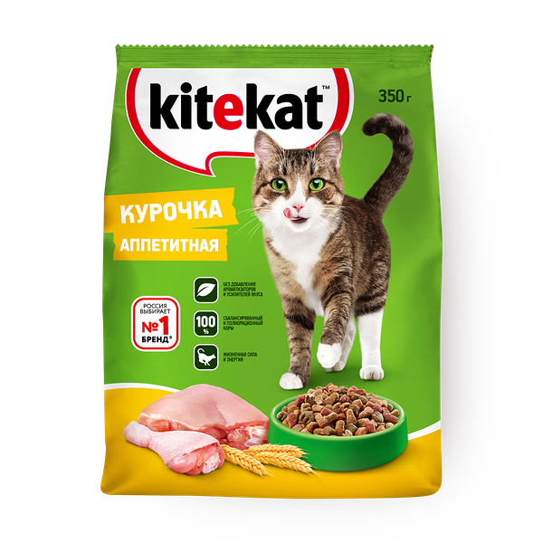 Сухой корм для кошек Kitekat Курочка аппетитная
