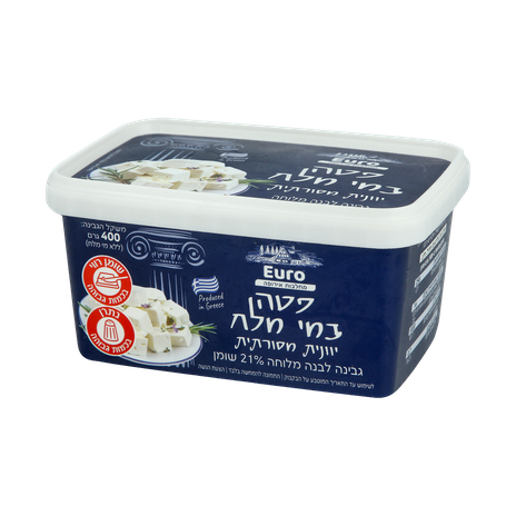 גבינת פטה במי מלח 21% שומן