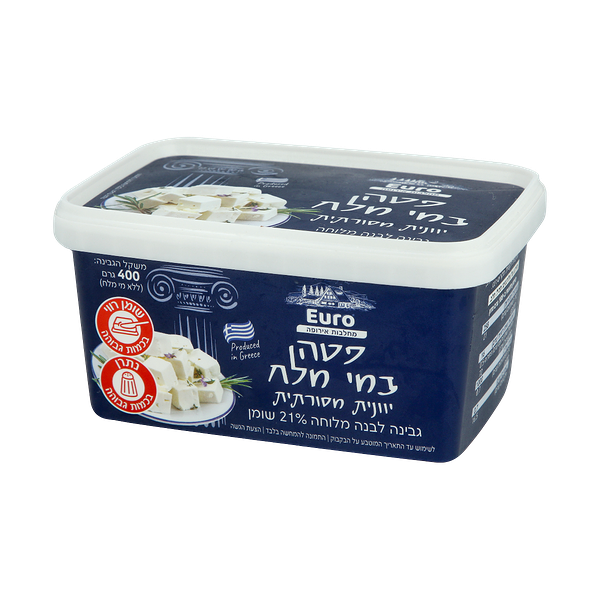 גבינת פטה במי מלח 21% שומן