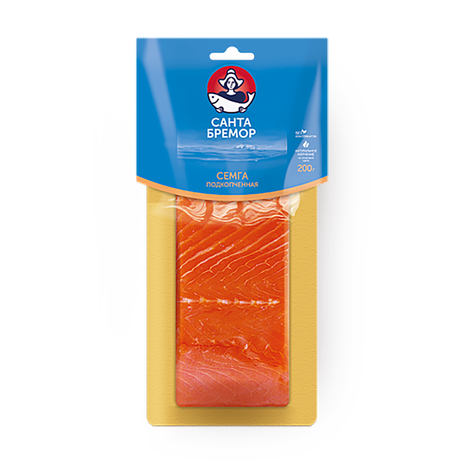 Сёмга подкопчённая филе-кусок «Санта Бремор»