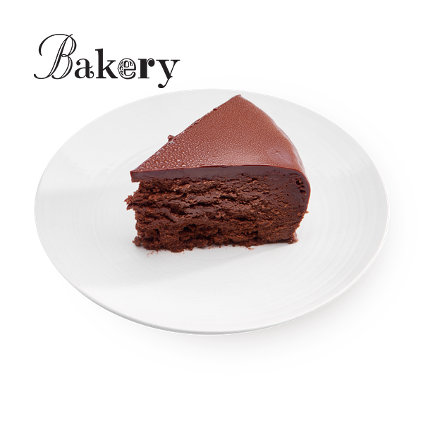 Bakery A slice of chocolate cake