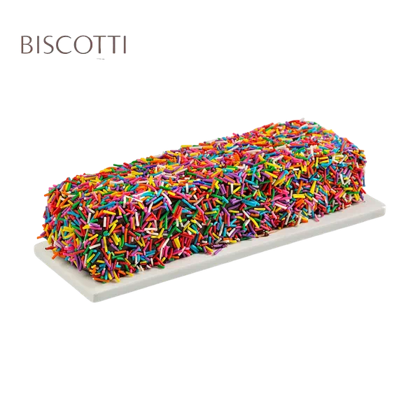 Candy Cake with Sprinkles Loaf Cake Biscotti