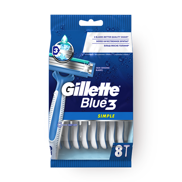 Бритва одноразовая Gillette Blue3 Simple
