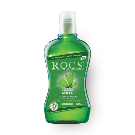 Ополаскиватель полости рта R.O.C.S. Двойная мята