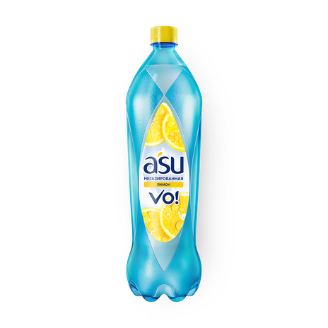 Вода A'su лимон негазированная