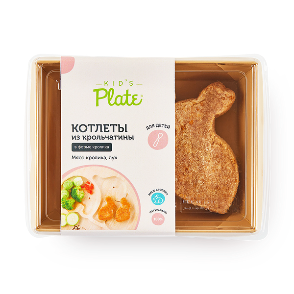 Котлеты в форме кролика Kid’s Plate замороженные