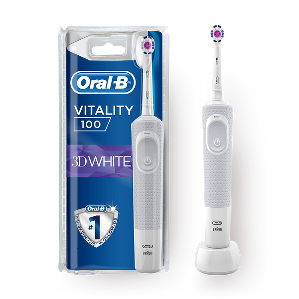Электрическая щетка Oral B D100 3D White (блистер)