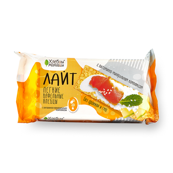 Хлебцы вафельные Лайт «Хлебцы Молодцы» с витаминами