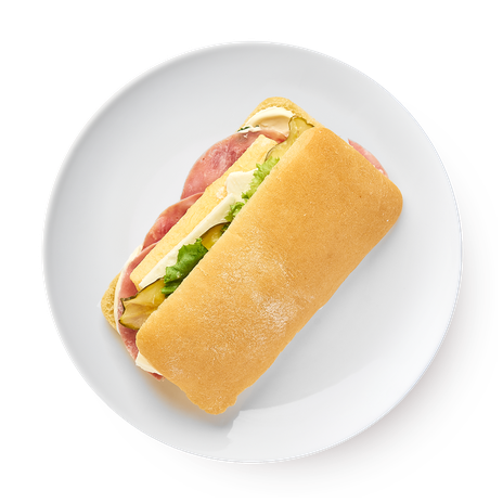 Чиабатта с говядиной и омлетом «Сегодня»