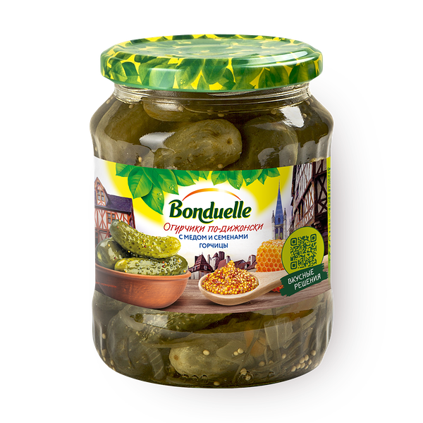 Огурцы По-дижонски Bonduelle с мёдом и семенами горчицы