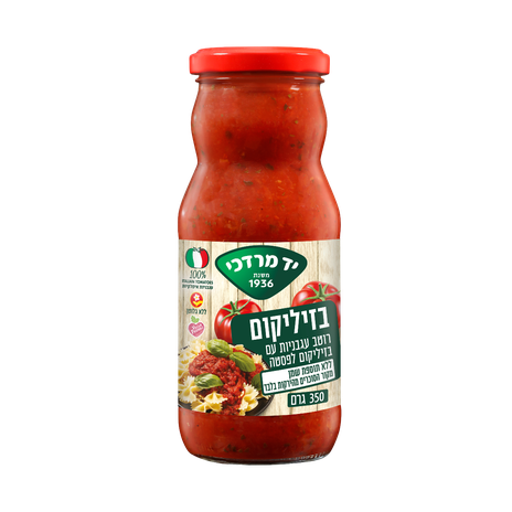 רוטב עגבניות עם בזיליקום לפסטה יד מרדכי