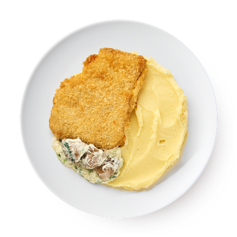 Морской язык с картофельным пюре «Сегодня»