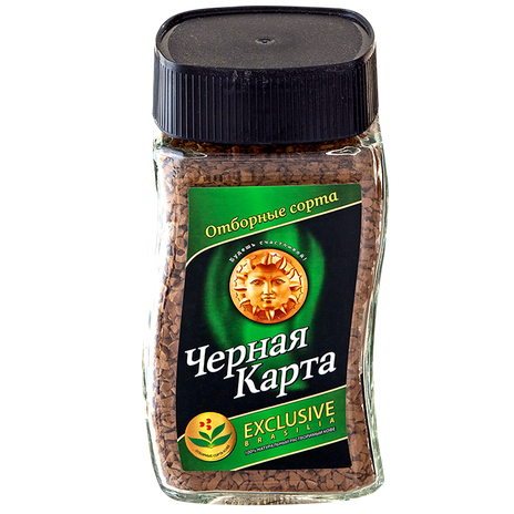 Кофе растворимый «Чёрная карта» Exclusive Brasilia