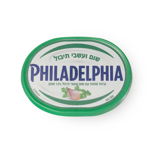 גבינת שמנת עם שום ועשבי תיבול 12% שומן