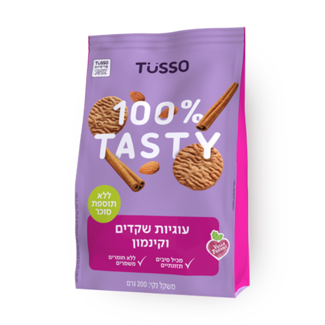 טוסו עוגיות שקדים וקינמון לל''ס
