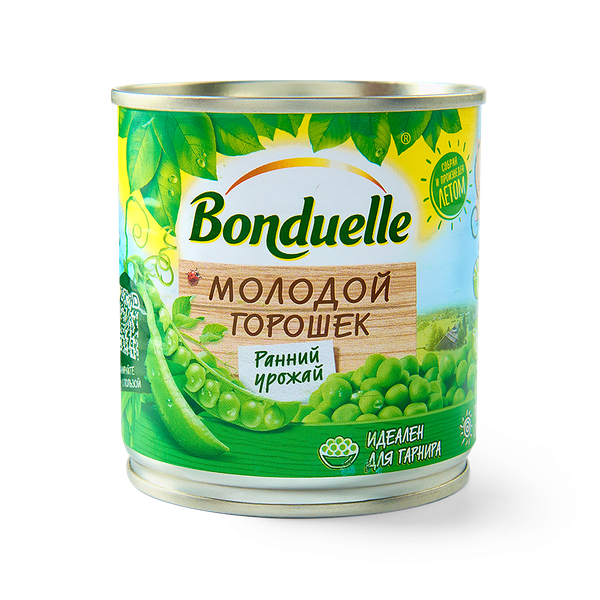 Горошек зелёный Bonduelle молодой