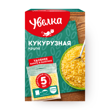 Крупа кукурузная «Увелка» в варочных пакетах