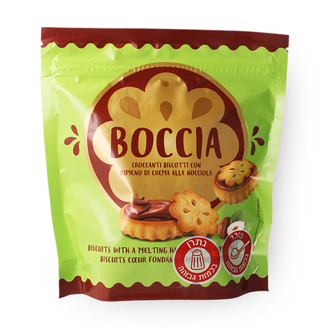 Boccia Cookies filled with hazelnut cream